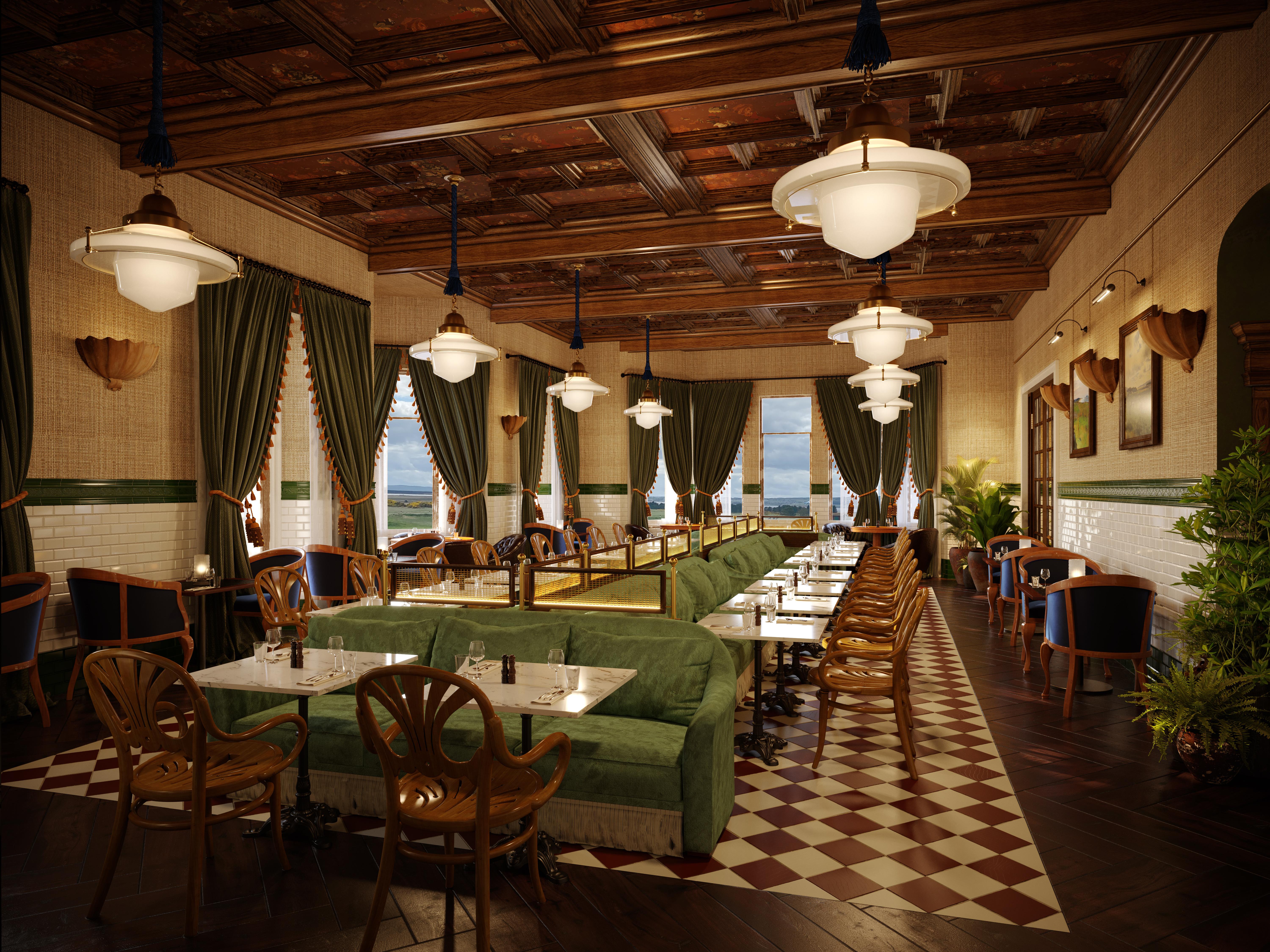 فندق Dornoch Station المظهر الخارجي الصورة The interior of the restaurant